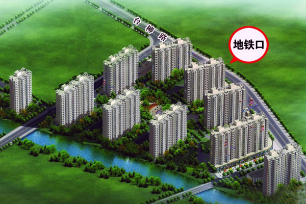 青島河西村地源熱泵集中供暖蓋在項(xiàng)目