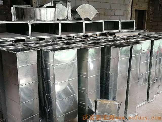 青島沃富新能源承建青島市小水清溝村改造配套學(xué)?？諝庠礋岜庙椖?mdash;&mdash;全熱回收通風(fēng)管道