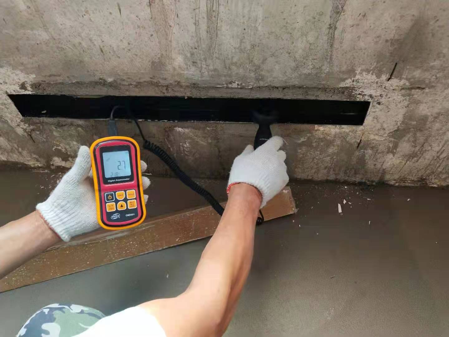 五恒舒適空調(diào)室內(nèi)測(cè)壓